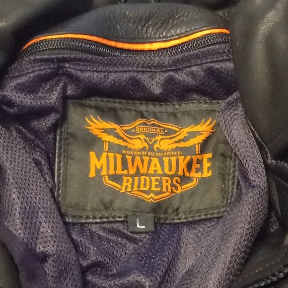 NEW Milwaukee Riders Women's Large Motorcycle Leather Gun Pocket Jacket LJ202-11 - Picture 2 of 5